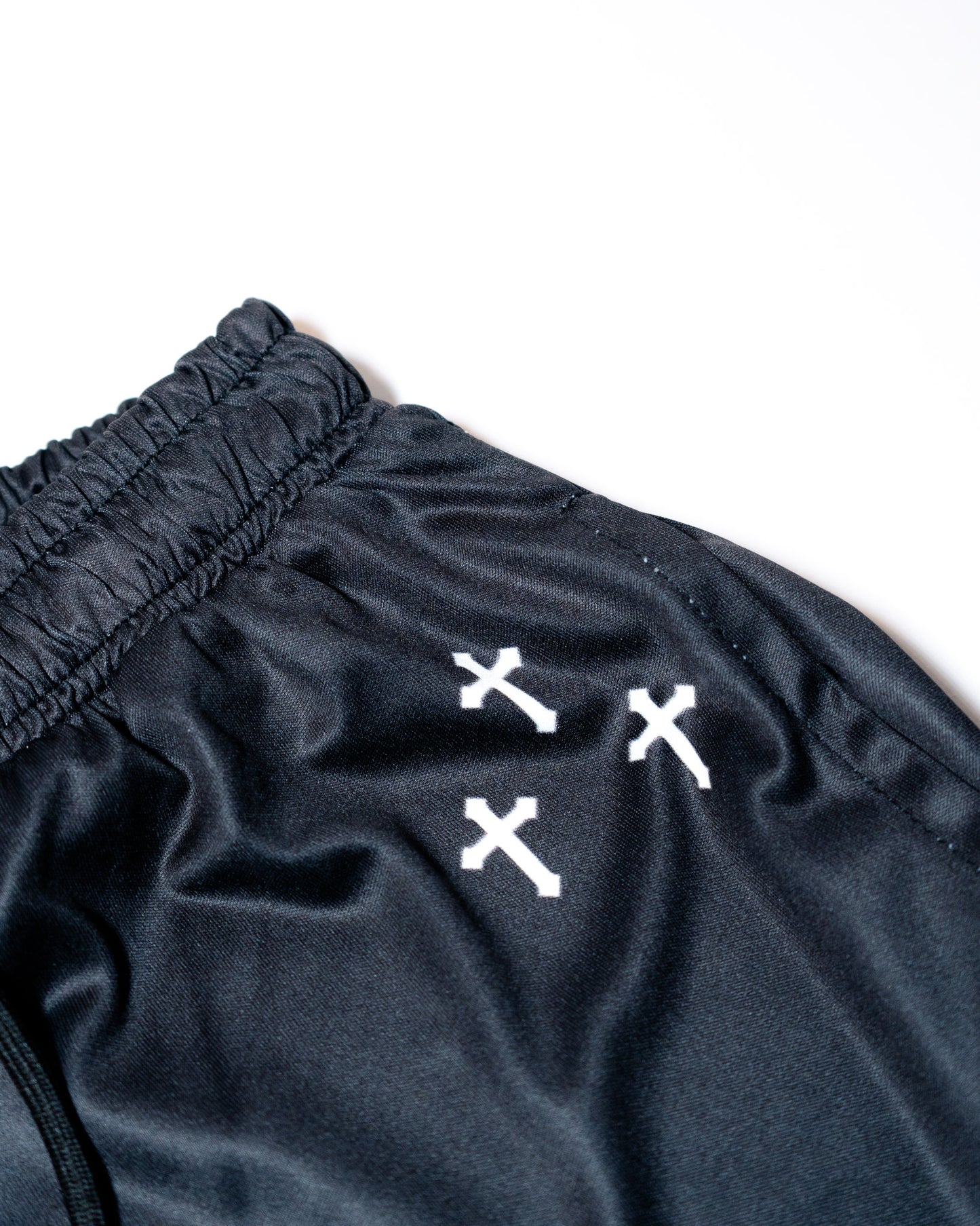 Black "GA" Shorts