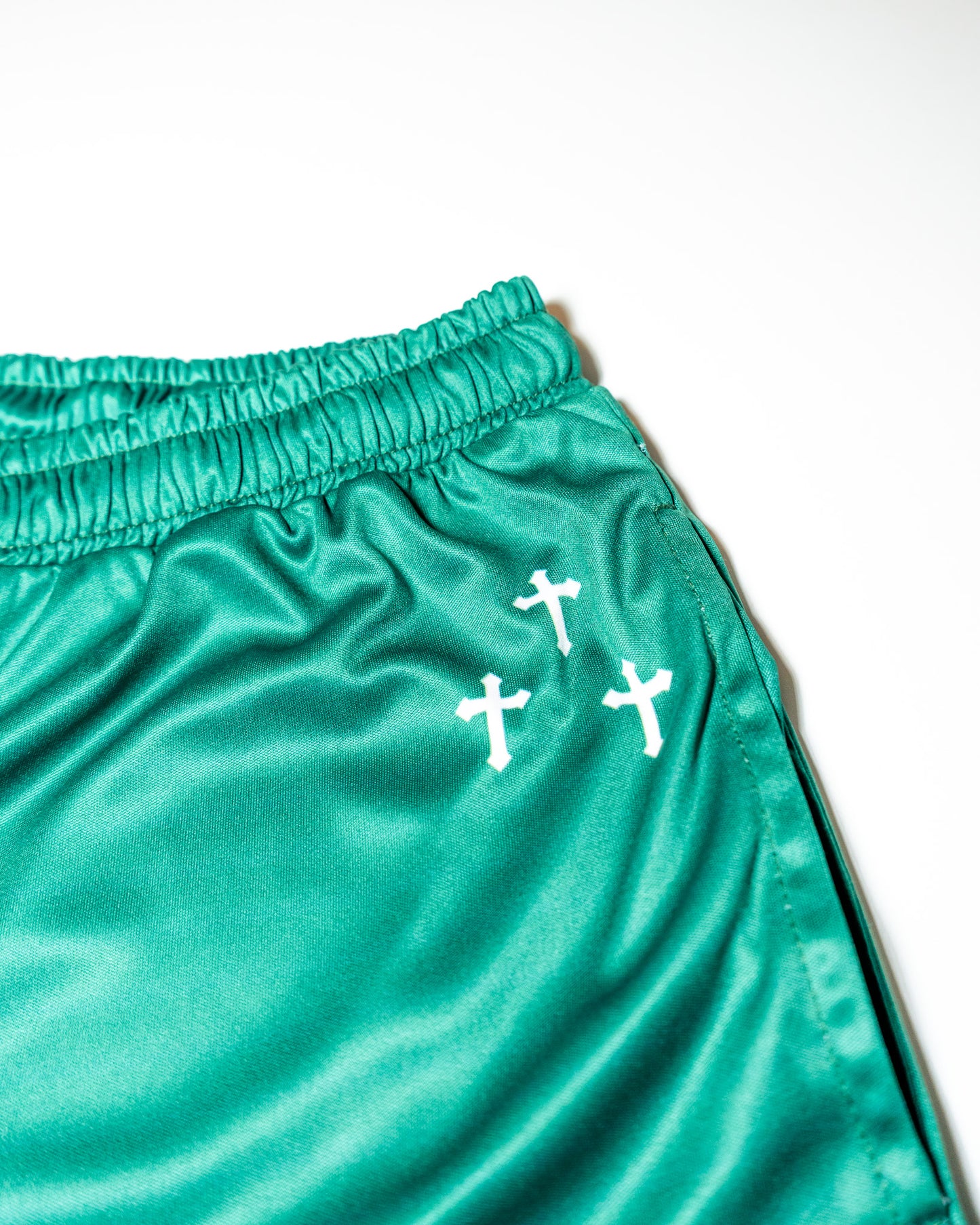 Jade Green "GA" Shorts
