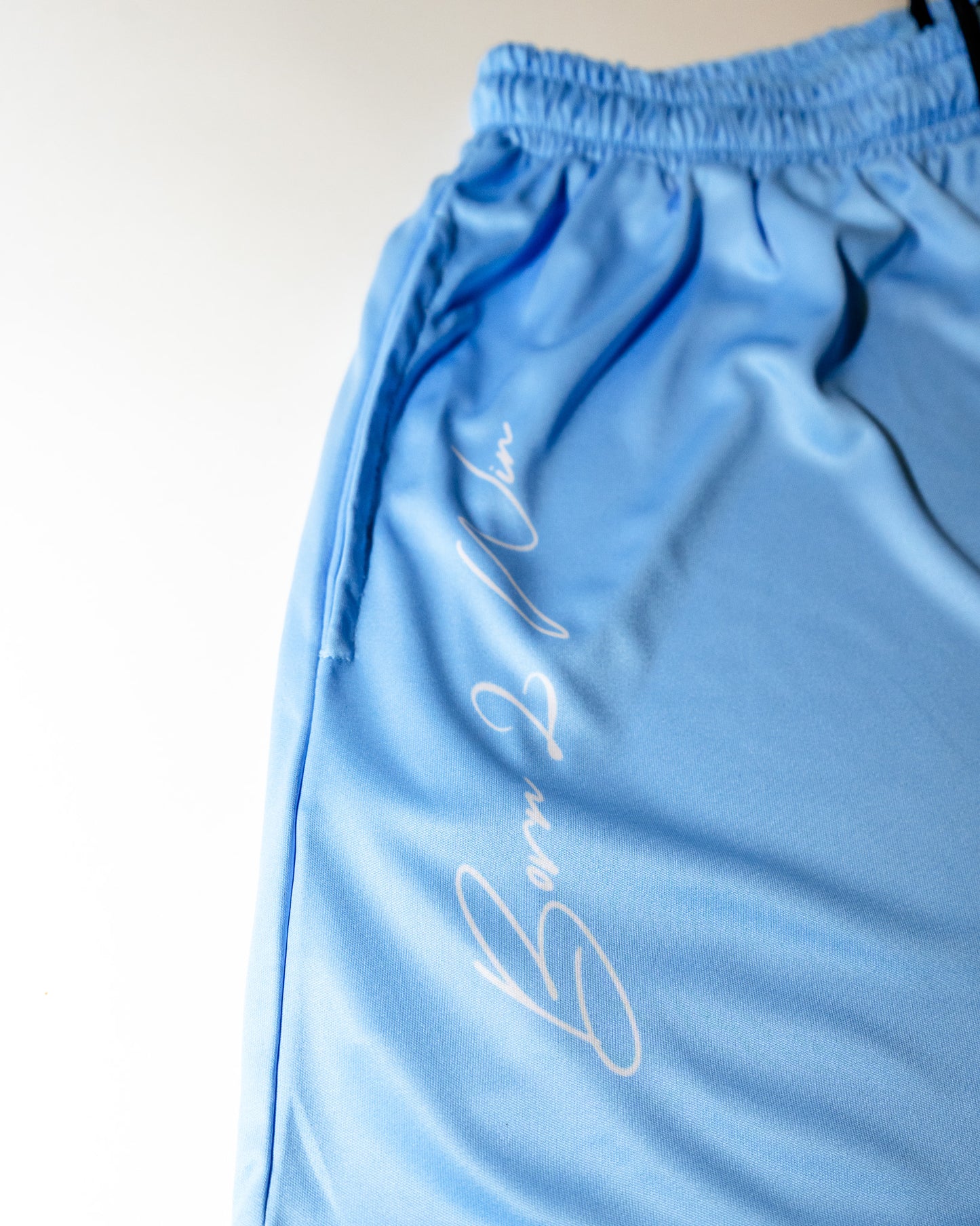 Baby Blue "GA" Shorts