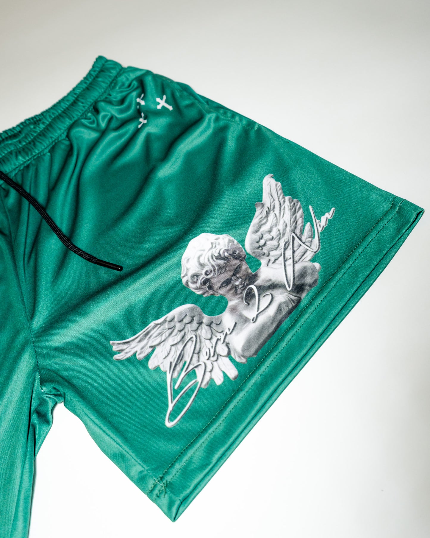 Jade Green "GA" Shorts