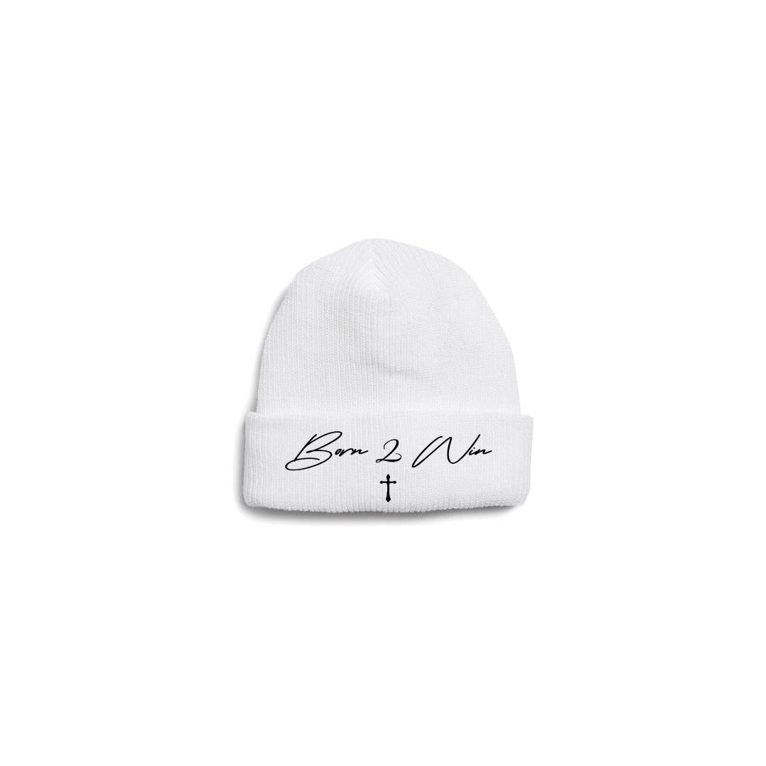 White "signature" Beanie